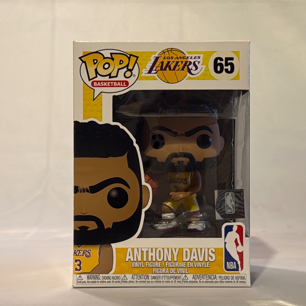 Anthony Davis Funko Pop #65 Los Angeles Lakers NBA Vinyl Figure NIB